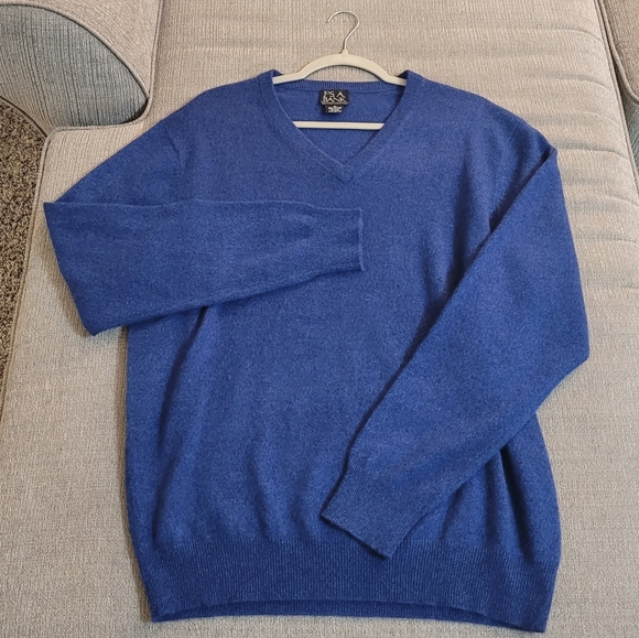 Jos. A. Bank Other - Jos. A. Bank Executive Collection Blue Cashmere Sweater Size Medium